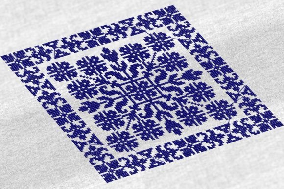 Cross Stitch Pattern for Pillow BD001