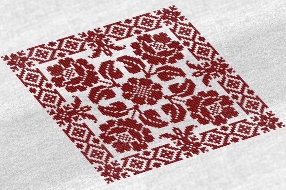 Cross Stitch Pattern for Pillow BD002