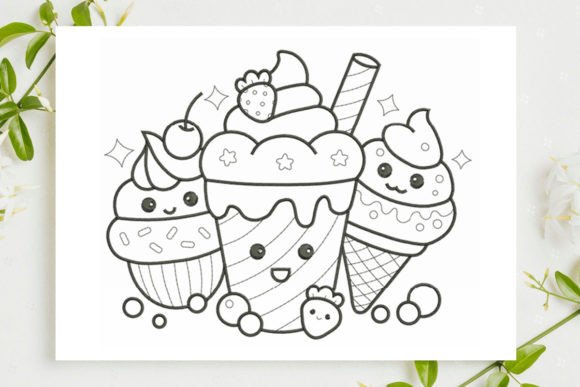 Cupcake and Ice Cream