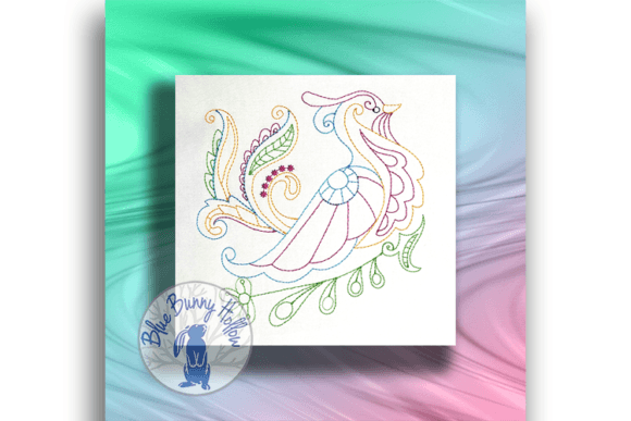 Mehndi Style Bird 2