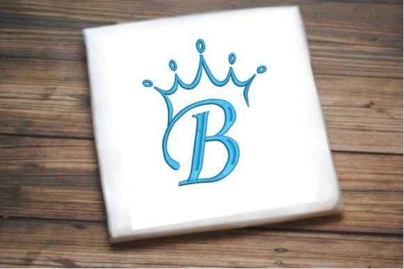 Regal Crown Alphabet Letter B