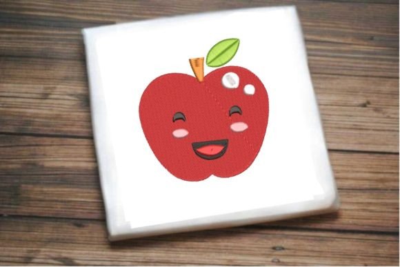 Smiling Red Apple