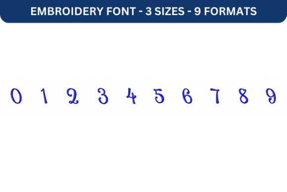 Smoothie Shoppe Font Number 0 to 9