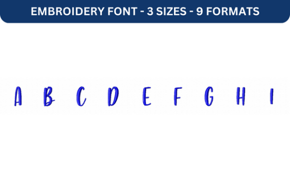 Strawberry Blossom Font Upper a to I