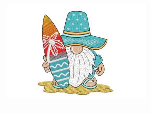 Summer Surfer Gnome