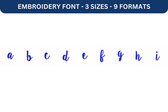 Sweet Pea Font Lower a to I