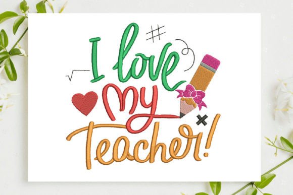 Teacher Quote Embroidery Design Review